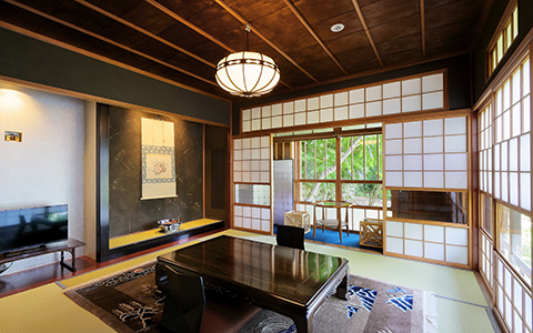 Kuroyuki Room in Kanazawa, Japan's Japanese-style ryokan Yuzuya Ryokusone